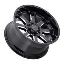 Load image into Gallery viewer, BLACK RHINO SIERRA 17x9.0 6/139.7 ET12 CB112.1 GLOSS BLACK W/MILLED SPOKES