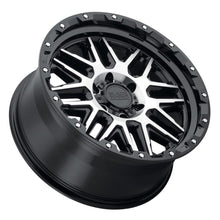 Load image into Gallery viewer, BLACK RHINO ALAMO 17x9.0 6/139.7 ET12 CB112.1 GLOSS BLACK W/MACHINED FACE AND STAINLESS BOLTS
