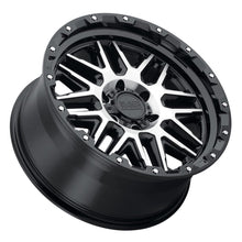 Load image into Gallery viewer, BLACK RHINO ALAMO 17x9.0 5/127 ET-18 CB71.6 GLOSS BLACK W/MACHINED FACE AND STAINLESS BOLTS
